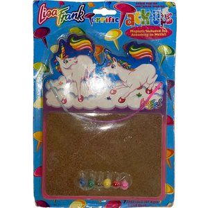 SEALED 90s Vintage Lisa Frank Markie the Unicorn Terrific Tack Ups